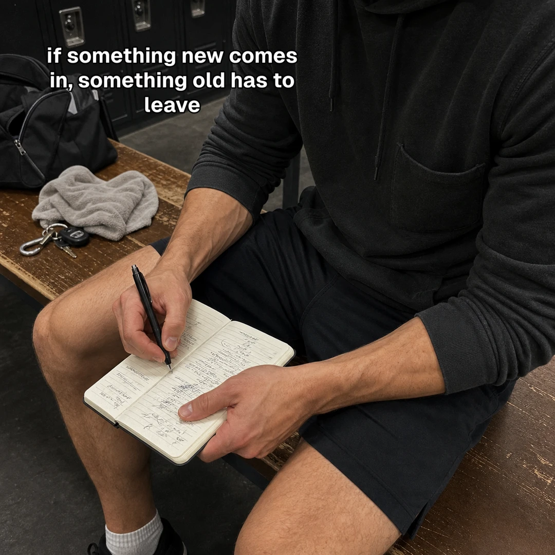 Slide 8 of 10: If something new comes in, something old has to leave.